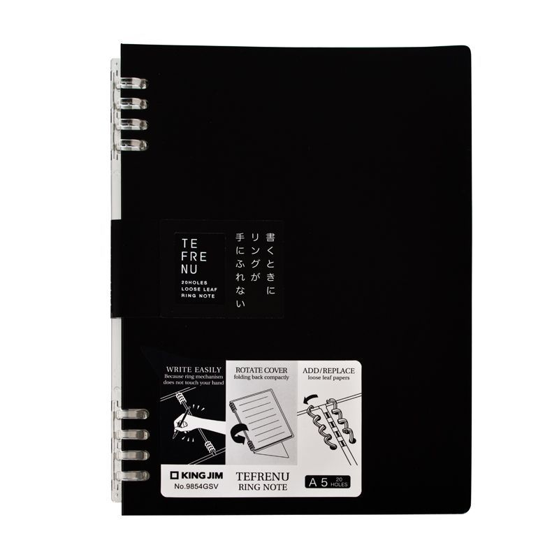 Bìa ghi chép 9854GSV-Black