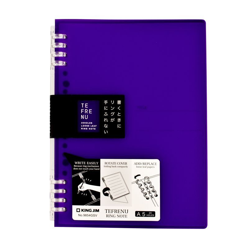 Bìa ghi chép 9854GSV-Purple