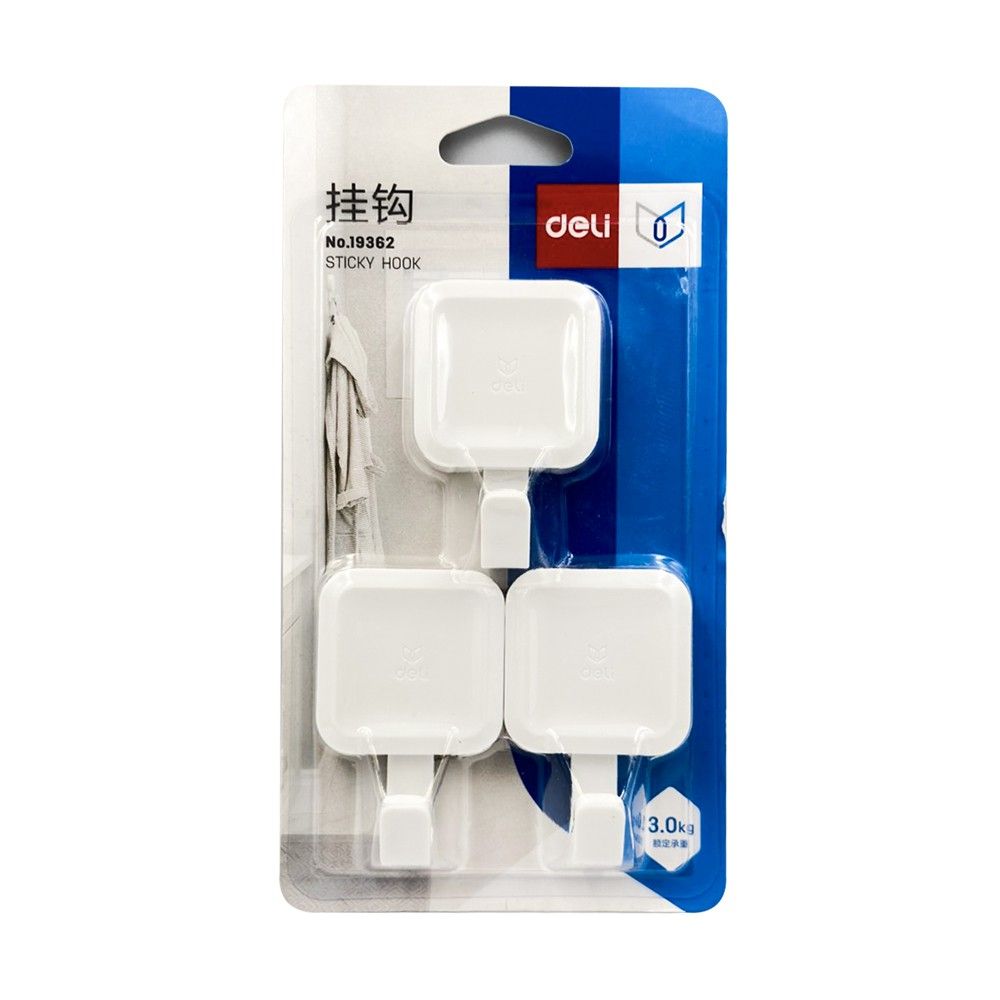 Móc Treo Tường - Sticky Hook - Deli - No.19362