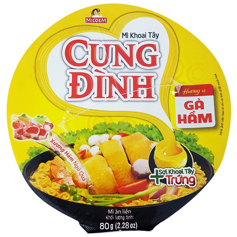 Mì Khoai Tây Cung Đình - Gà Hầm (80g)