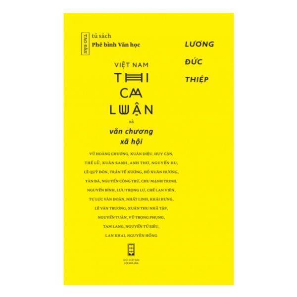 Việt Nam Thi Ca Luận Và Văn Chương Xã Hội
