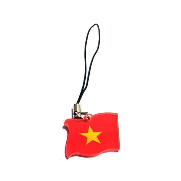 Móc Gắn Điện Thoại - Cờ Đỏ Sao Vàng Việt Nam