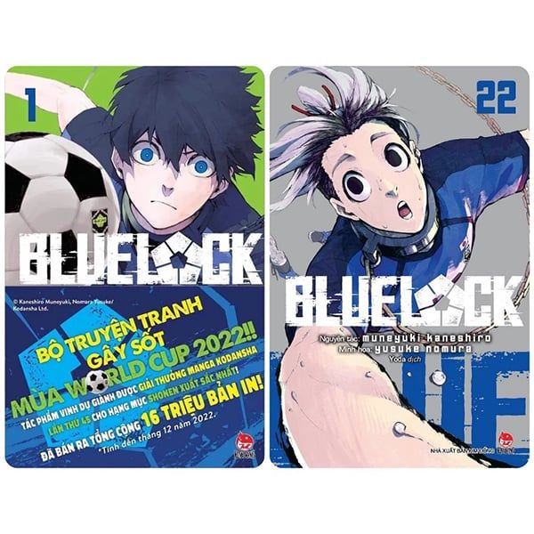 Combo 22 tập Bluelock - Từ Tập 1 Đến Tập 26