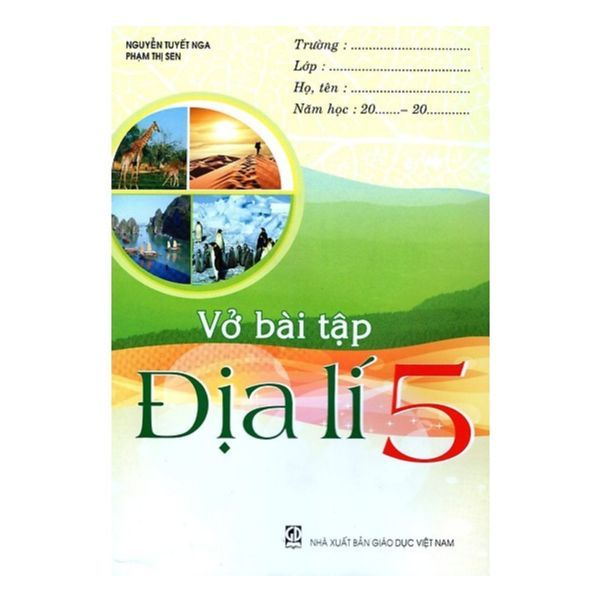 Vở Bài Tập Địa Lí Lớp 5 (Tái Bản 2019)