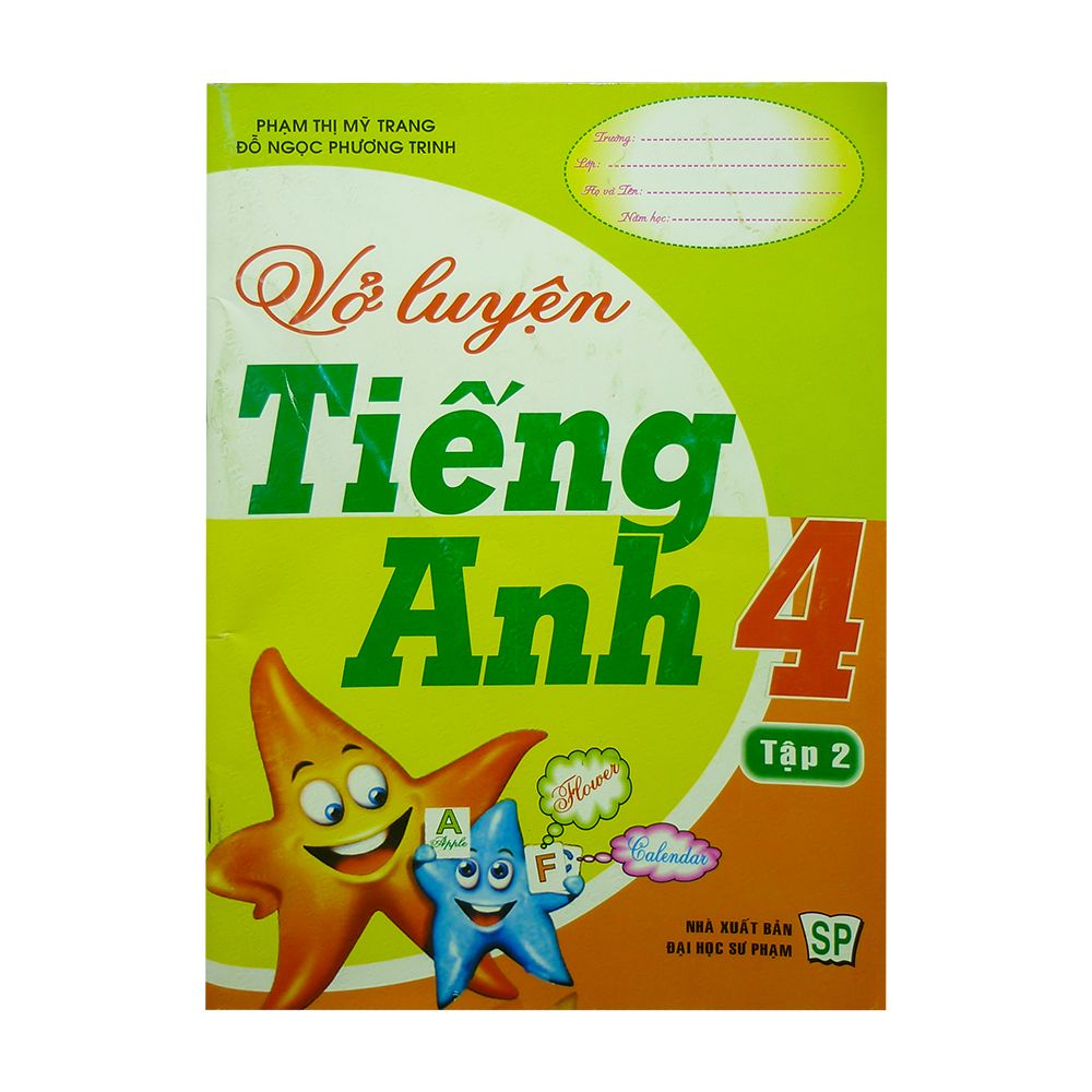 Vở Luyện Tiếng Anh Lớp 4 - Tập 2