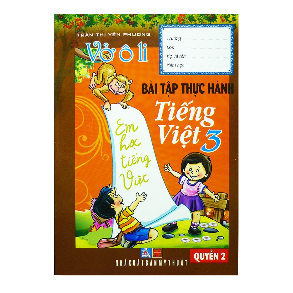 Vở Ô Li Bài Tập Thực Hành Tiếng Việt Lớp 3