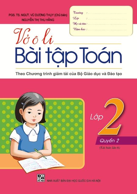 Vở ô Li Bài Tập Toán Lớp 2 (Quyển 2)