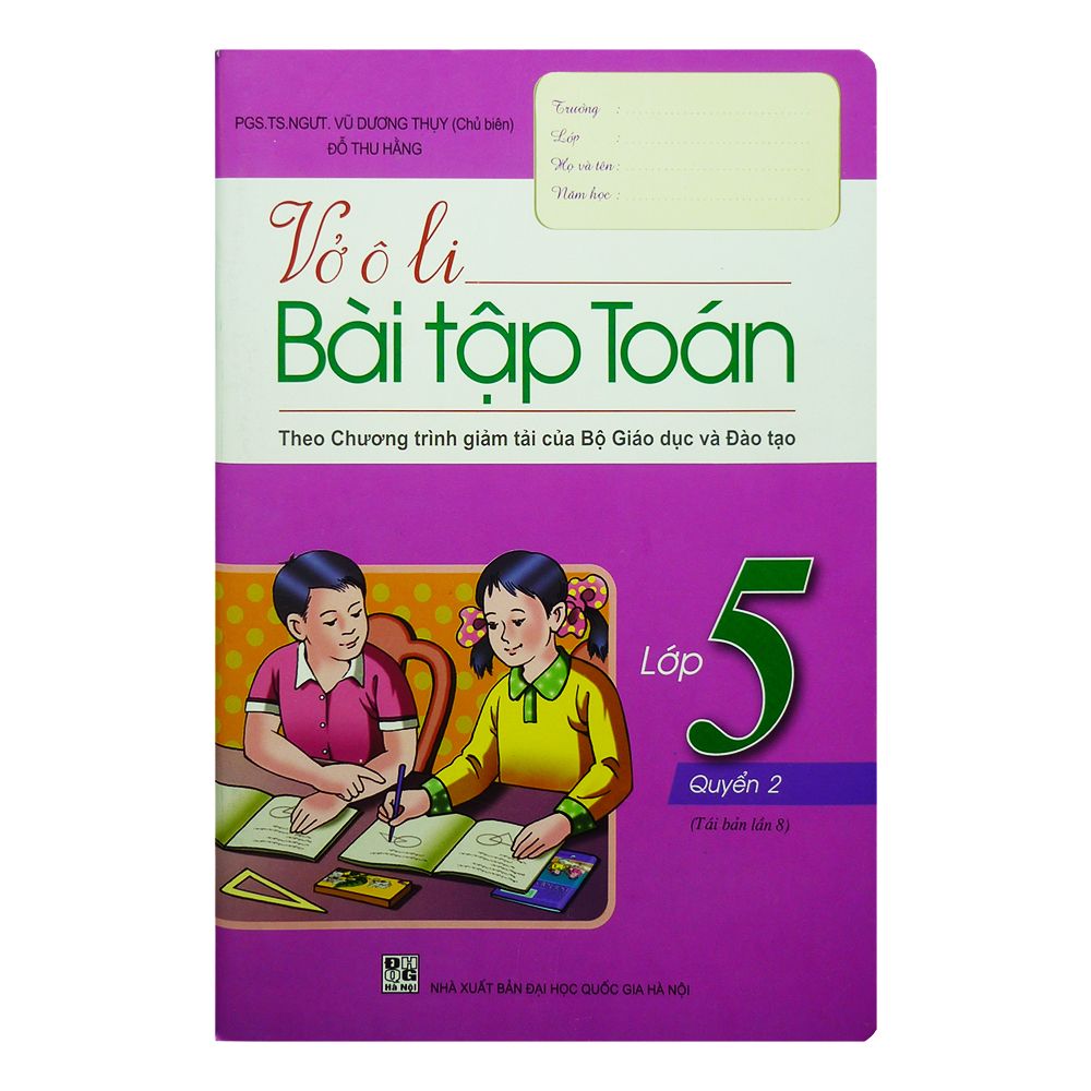 Vở Ô Li Bài Tập Toán Lớp 5 - Quyển 2