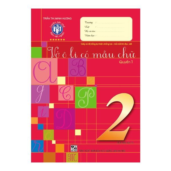 Vở Ô Li Có Mẫu Chữ 2 (Quyển 1)