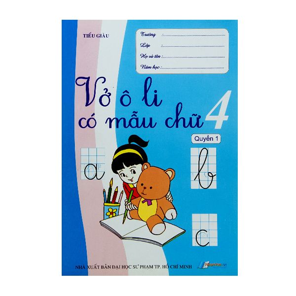 Vở Ô Li Có Mẫu Chữ Lớp 4 - Quyển 1