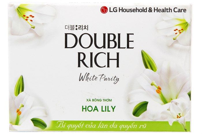 Xà Bông Cục Double Rich Hoa Lily (90g)