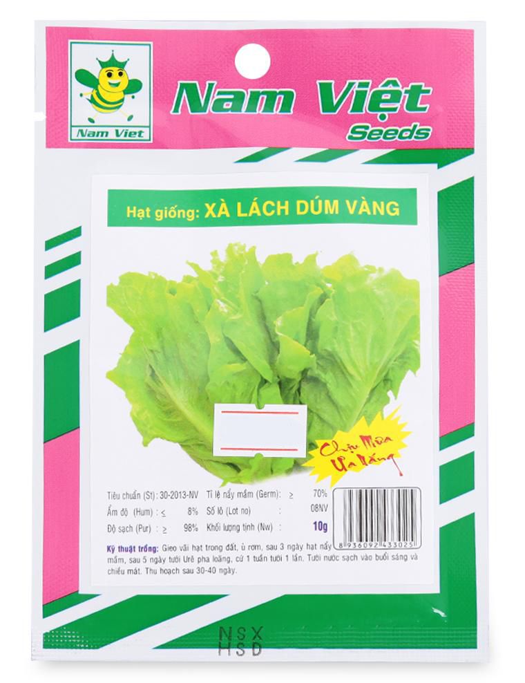 Hạt Giống: Xà Lách Dúm Vàng Nam Việt