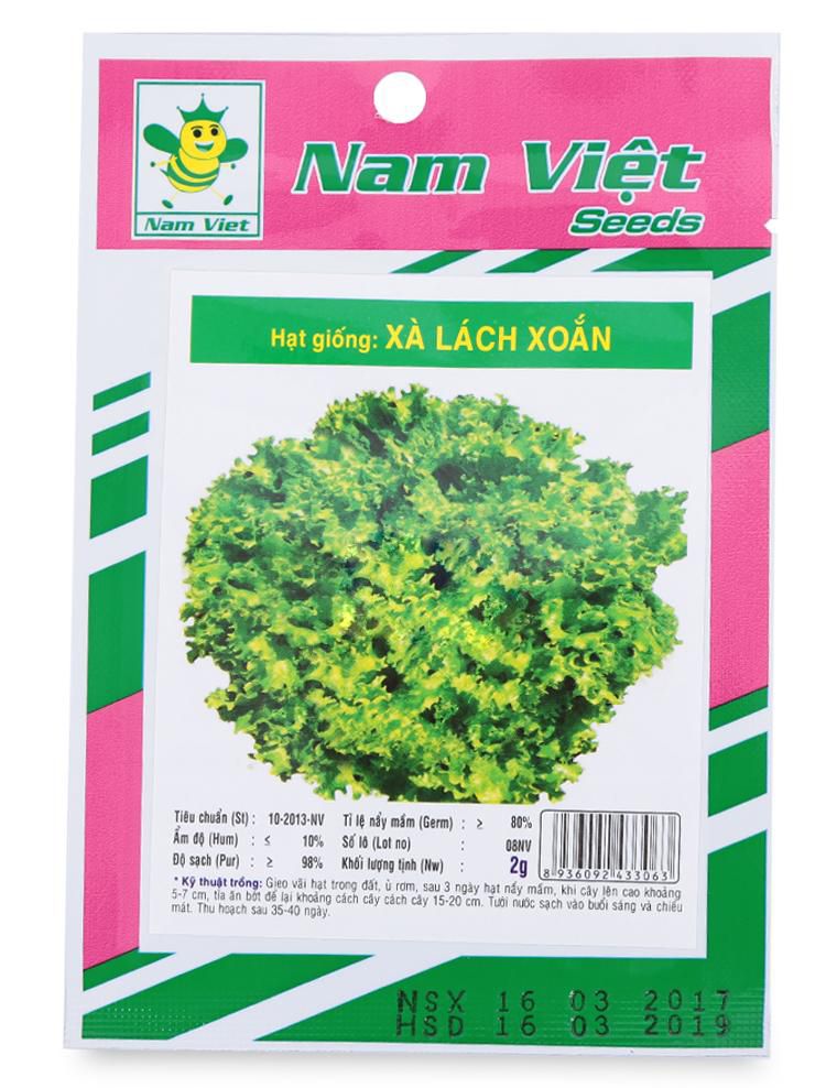 Hạt Giống: Xà Lách Xoắn Nam Việt