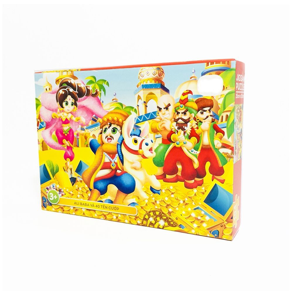 Xếp Hình Puzzle Alibaba Và 40 Tên Cướp Woody (104 Miếng Ghép)