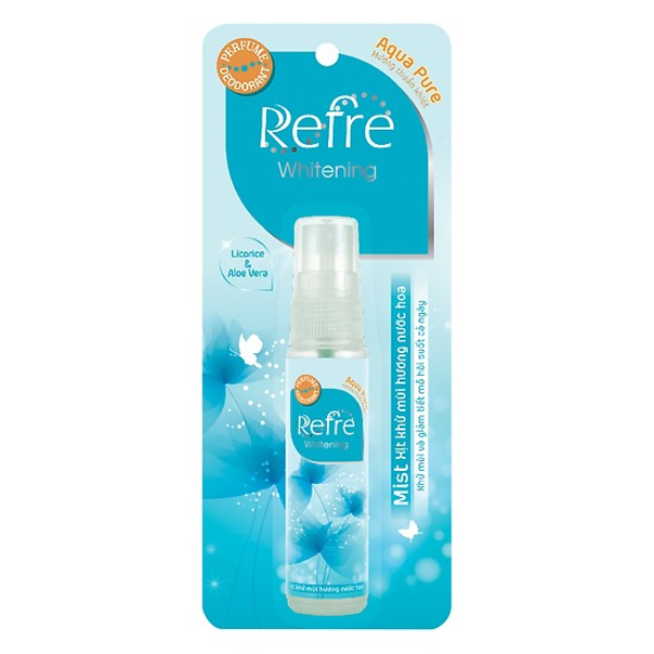 Xịt Khử Mùi Hương Nước Hoa Thuần Khiết Refre Whitening (30ml)