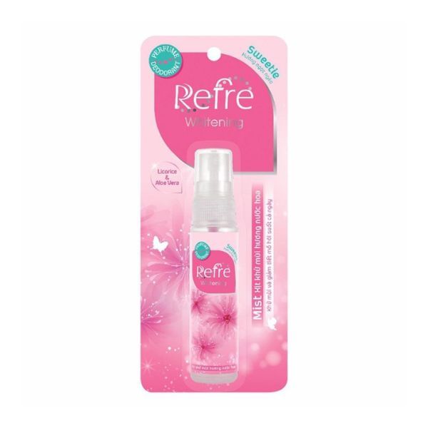 Xịt Khử Mùi Refre Whitening Sweetie (30ml)