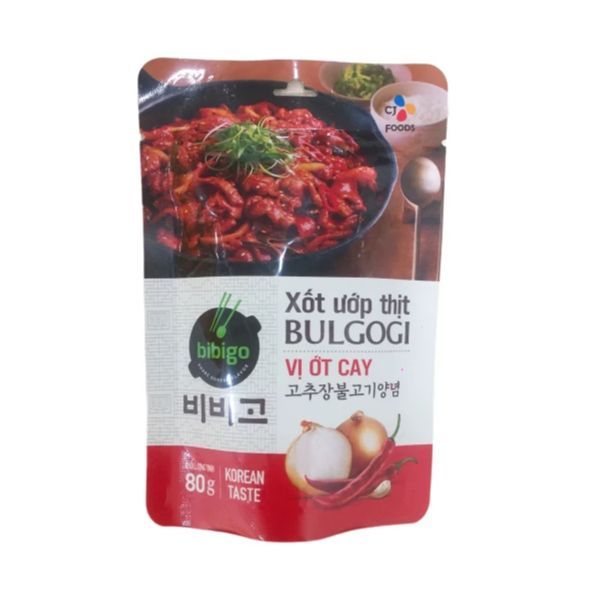 Xốt Ướp Thịt Vị Ớt Cay Bibigo (80g)