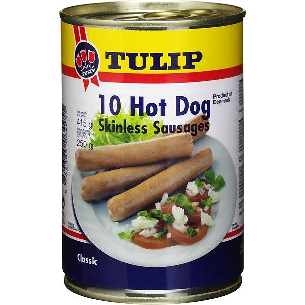 Xúc Xích Tulip Hot Dog Skinless Sausages (225g)