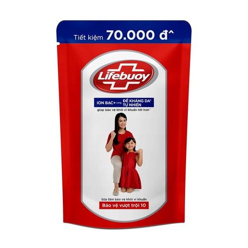 Sữa Tắm Lifebuoy Bảo Vệ Khỏi Vi Khuẩn Bảo Vệ Vượt Trội 10 833ml