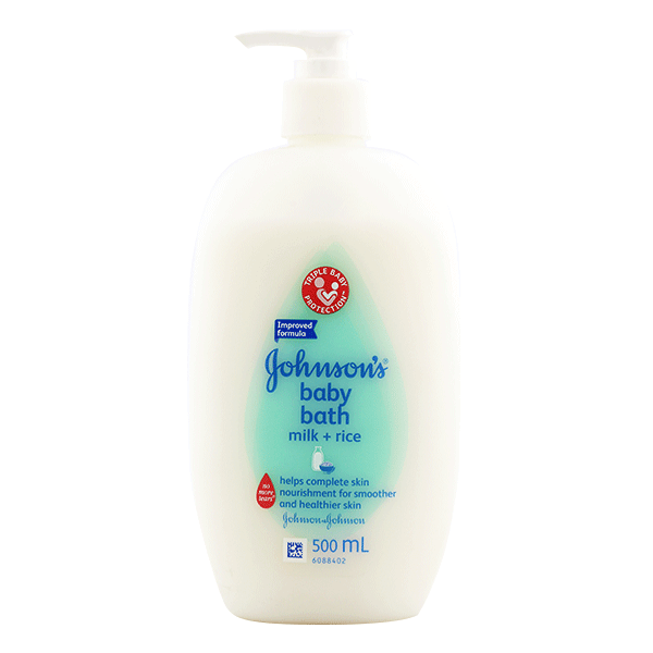 Sữa Tắm Dưỡng Ẩm Johnson’s Baby Chứa Sữa Và Tinh Chất Gạo (500ml)