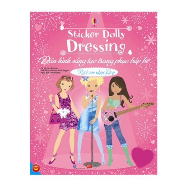 Sticker Dolly Dressing - Dán Hình Sáng Tạo Trang Phục Búp Bê - Ngôi Sao Nhạc Pop