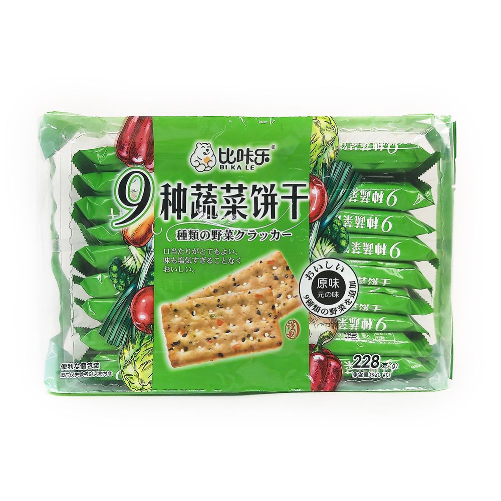 Bánh Quy Rau Củ Bikale - Xanh - 228g