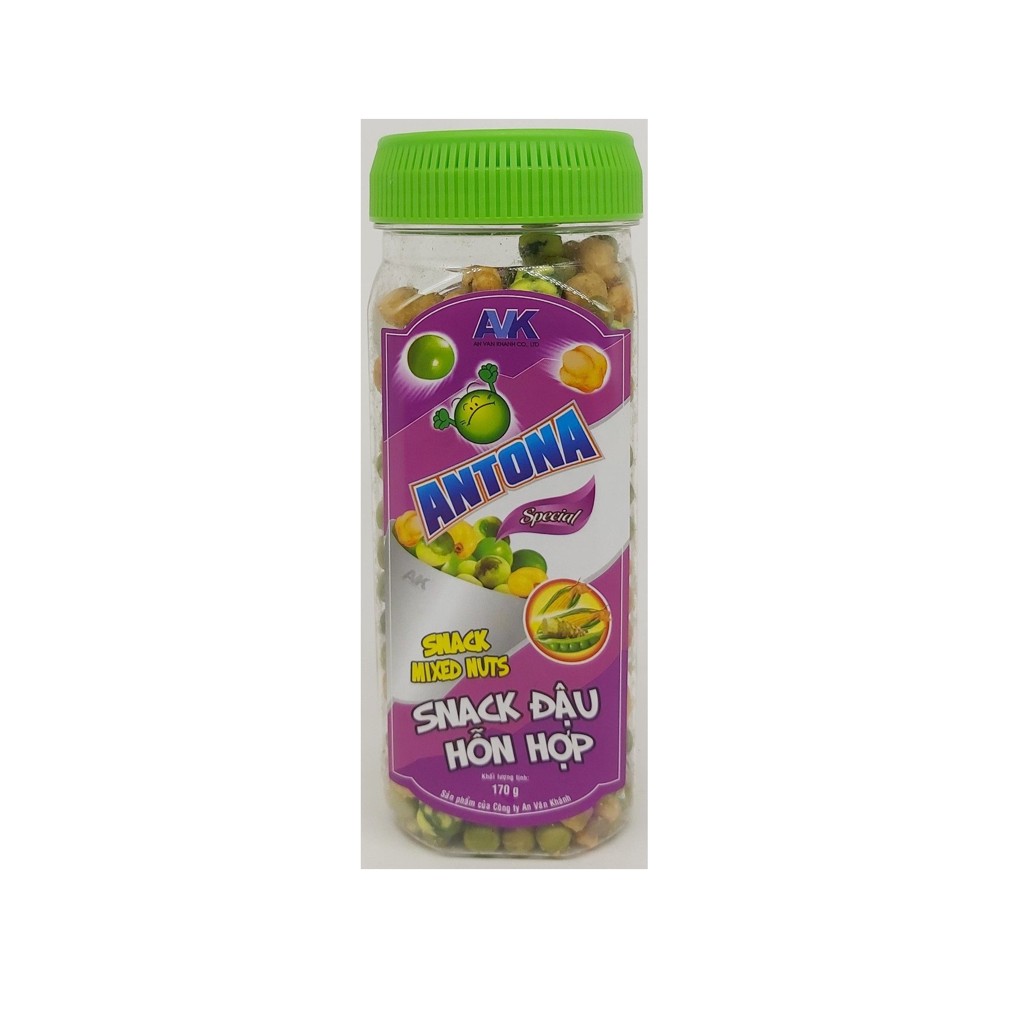 Đậu Snack hỗn hợp Antona 170gr x36
