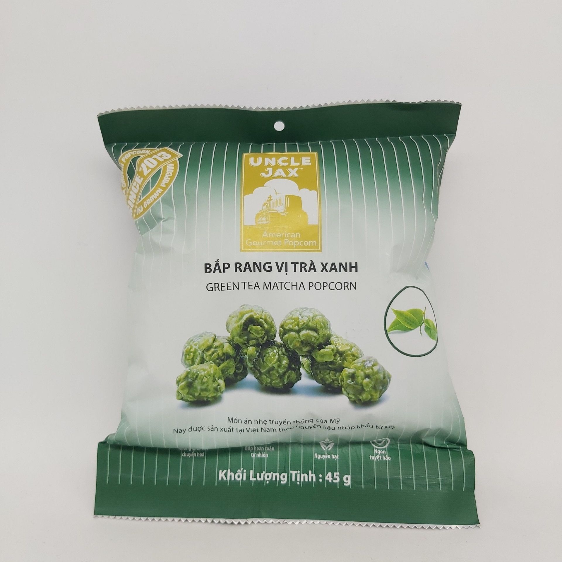Bắp Rang Vị Trà Xanh - Uncle Jax - 45g