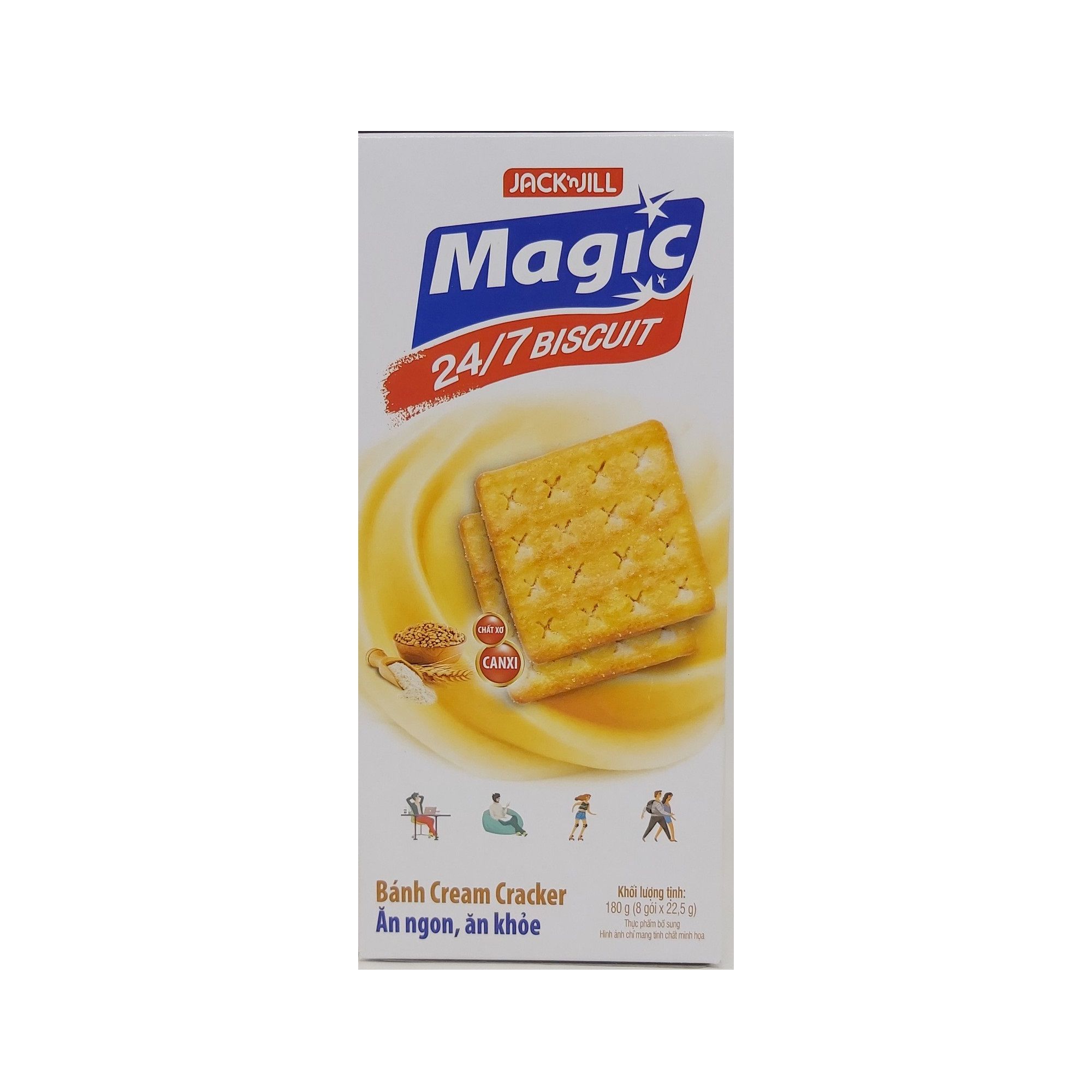 Bánh Magic Cream Cracker - Jack n Jill - 180g