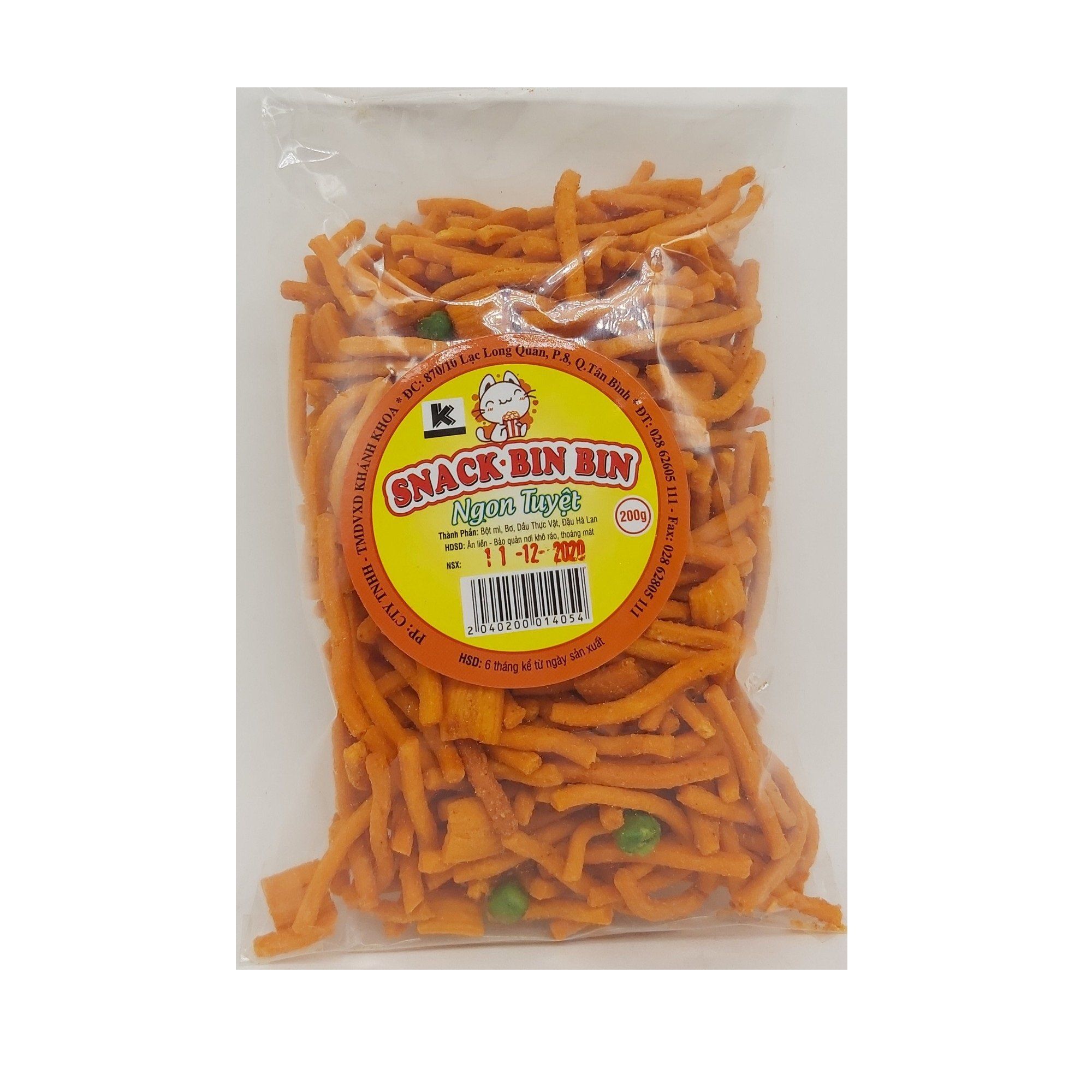 Bánh snack Bin Bin 200g