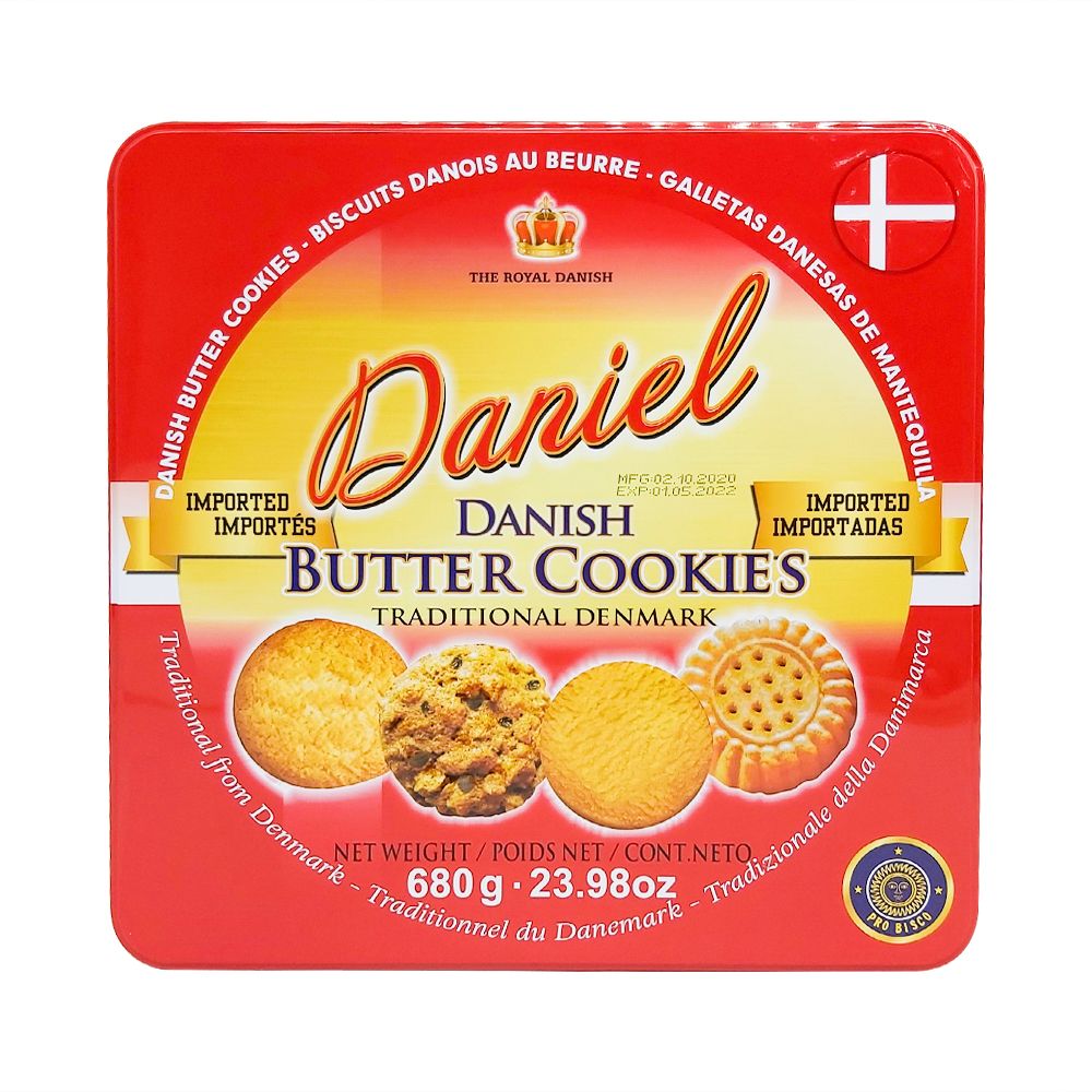 Bánh Daniel Butter Cookies - Hộp Thiếc - 680g