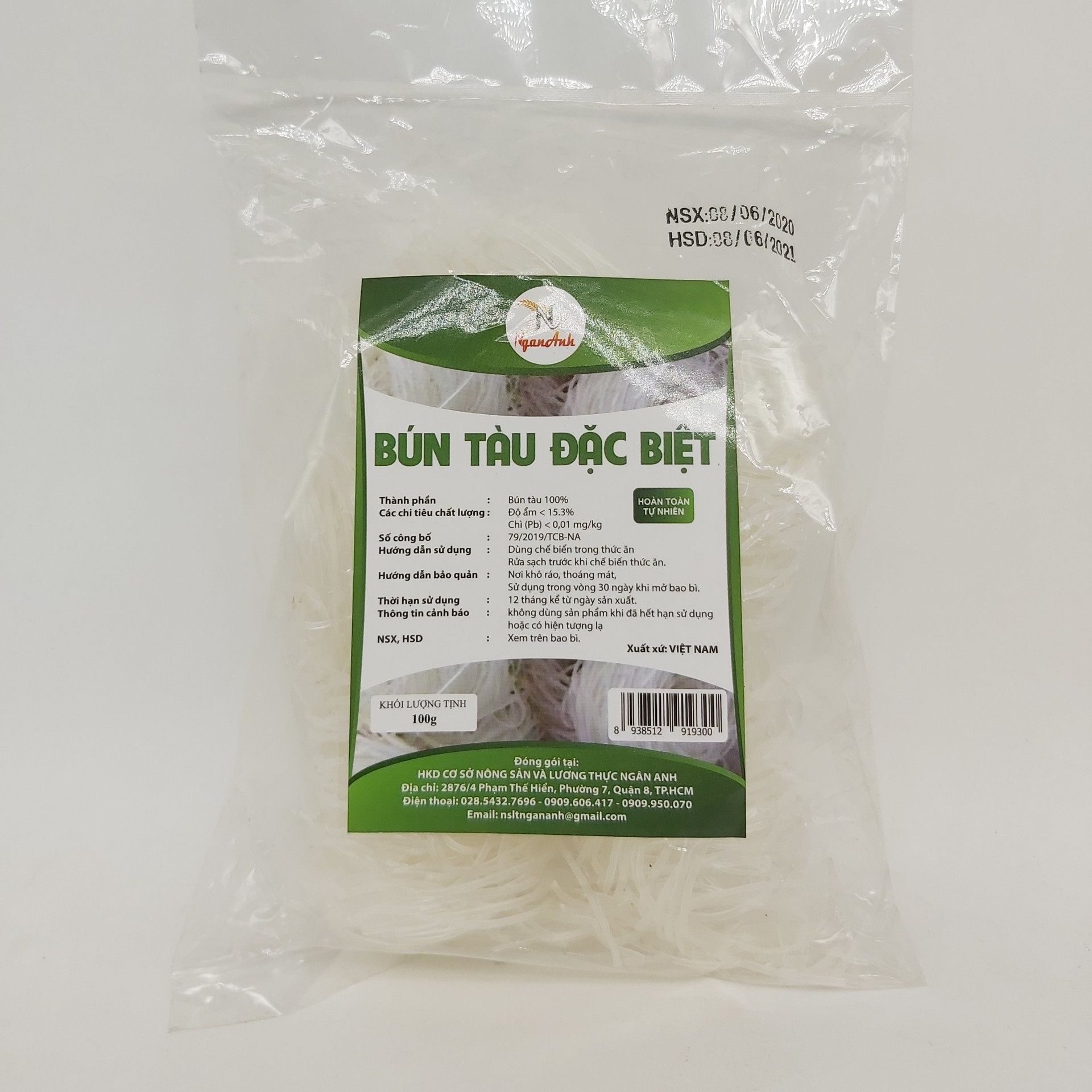 Bún tàu đặc biệt 100g