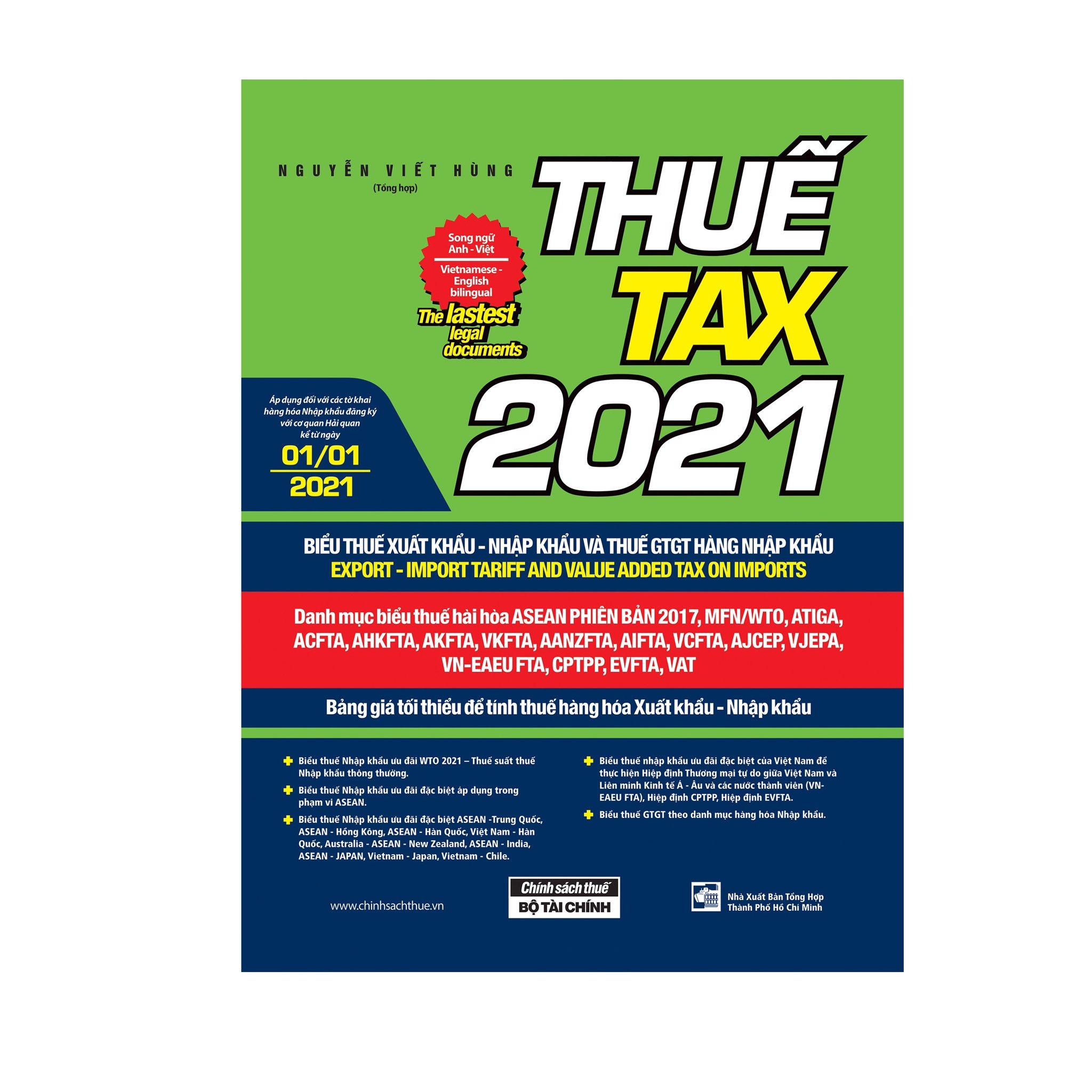 Thuế Tax 2021 - Song Ngữ Anh Việt