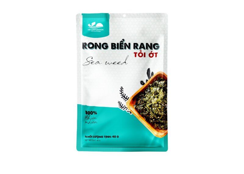 Rong Biển Rang Tỏi Ớt - Gói 40g - HM Corporation
