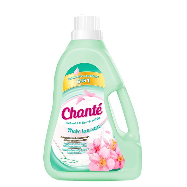 Nước Lau Sàn Chanté Hương Hoa Anh Đào Chai 3.2kg