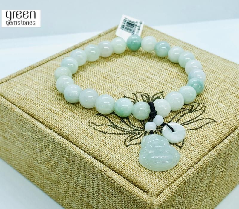 Vòng Cẩm Thạch Mix Di Lặc Đồng Điếu