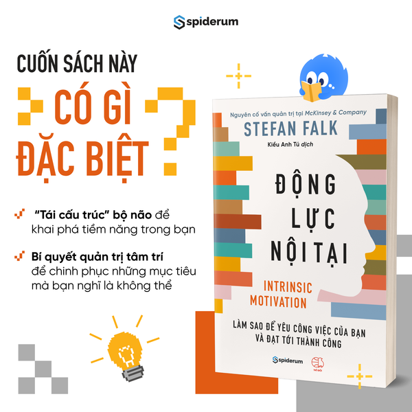  Sách Động Lực Nội Tại: Làm Sao Để Yêu Công Việc Của Bạn Và Đạt Đến Thành Công - Tác giả Stefan Falk 