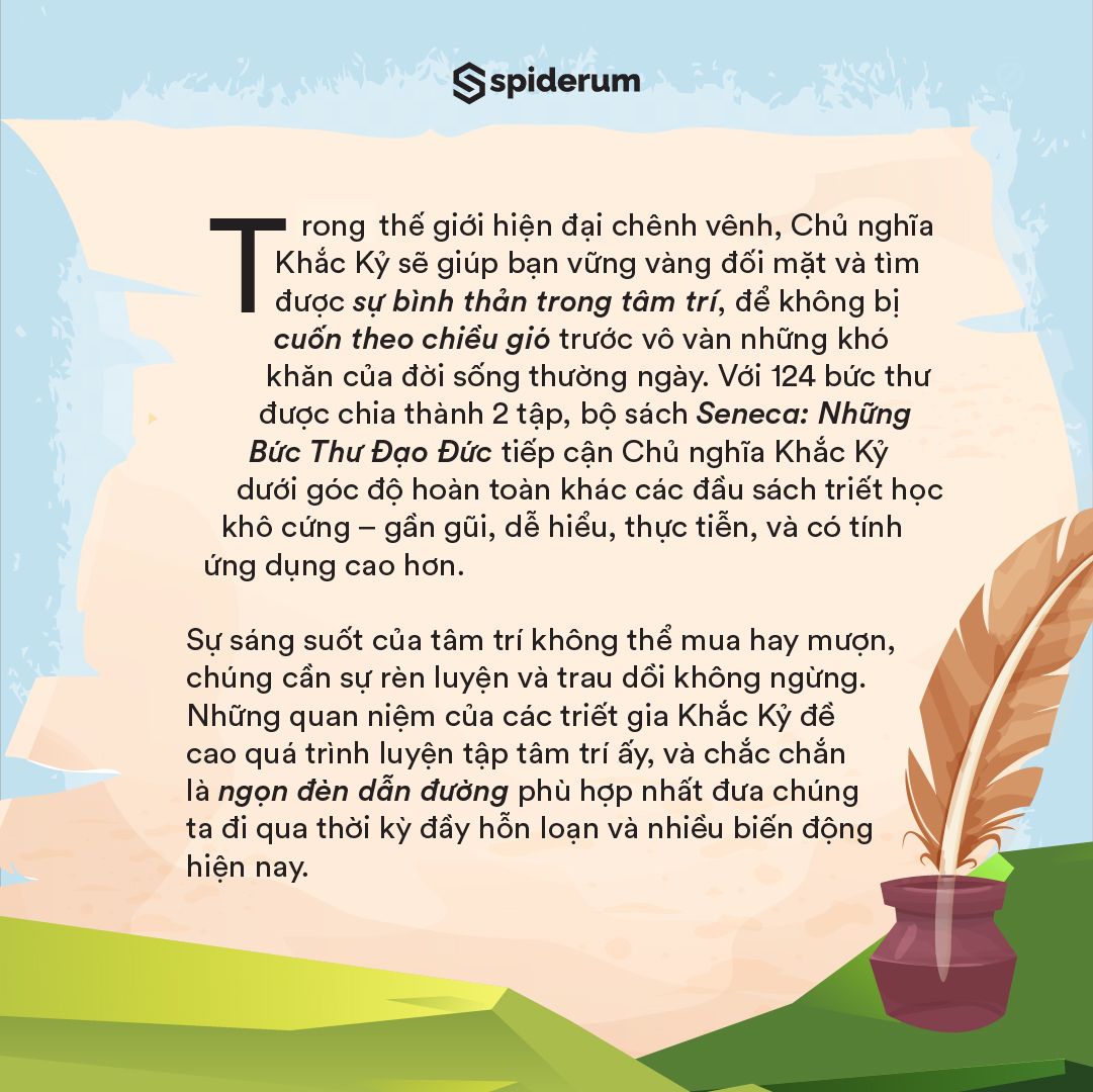 Sách Seneca: Những Bức Thư Đạo Đức - Chủ Nghĩa Khắc Kỷ Trong Đời Sống - Tập 2 (Tái bản 199k) - Tâm thế vững vàng trước khủng hoảng kinh tế