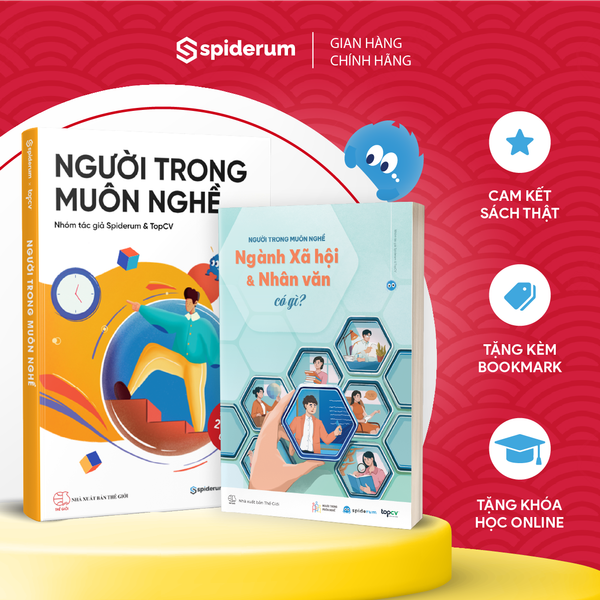  Combo Sách Người trong muôn nghề: Ngành Xã hội & Nhân Văn Có Gì? và Người Trong Muôn Nghề: Định Hướng Nghề Nghiệp Toàn Diện 