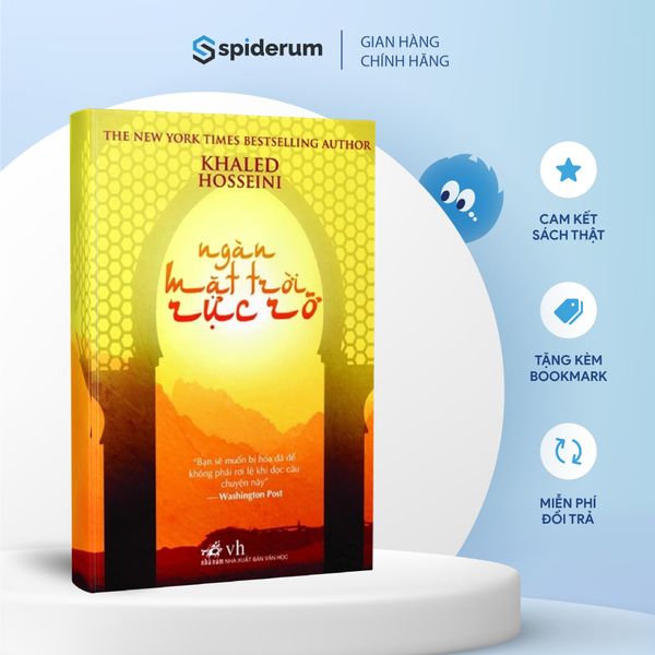 Sách - Ngàn Mặt Trời Rực Rỡ (TB 2019) - Tác giả Khaled Hosseini - Nhã Nam