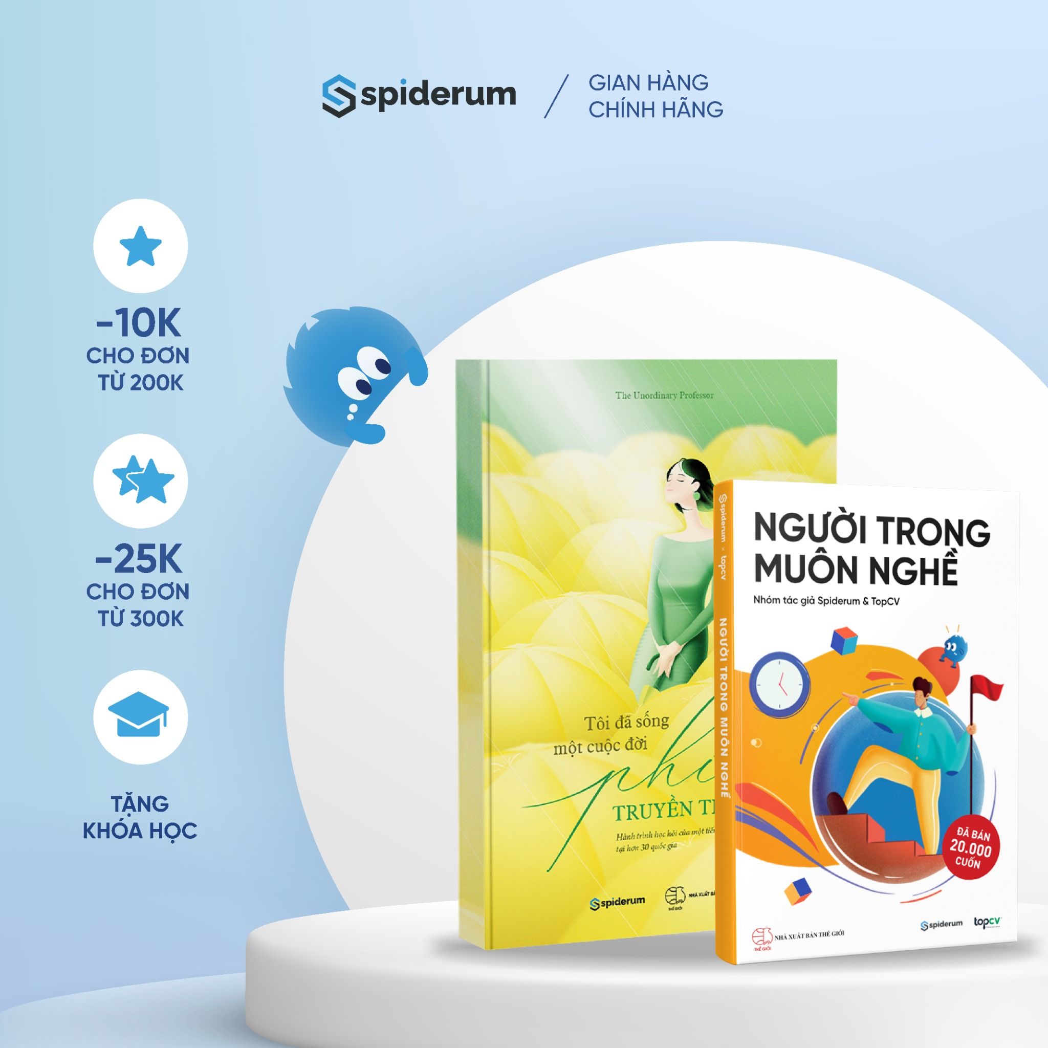 Sách - Combo Tôi Đã Sống Một Cuộc Đời Phi Truyền Thống + Người trong muôn nghề: Định hướng nghề nghiệp toàn diện