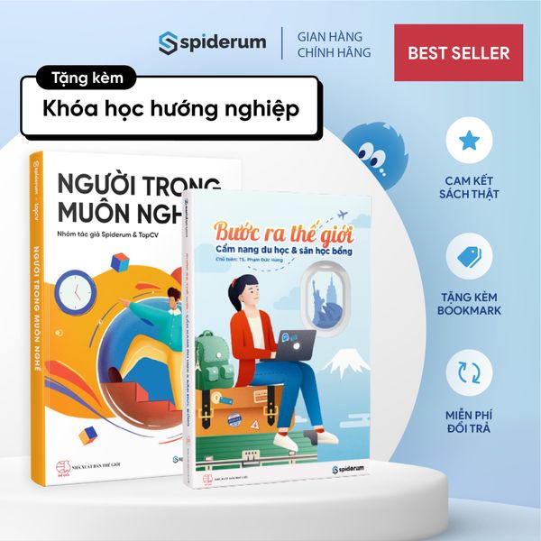  Sách - Combo Sách NTMN: Định Hướng Nghề Nghiệp Toàn Diện + Bước Ra Thế Giới: Cẩm Nang Du Học Và Săn Học Bổng 