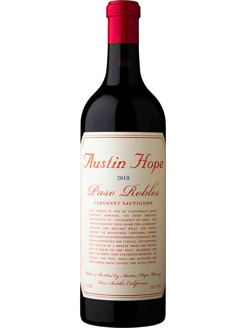  Austin Hope Cabernet 2018 