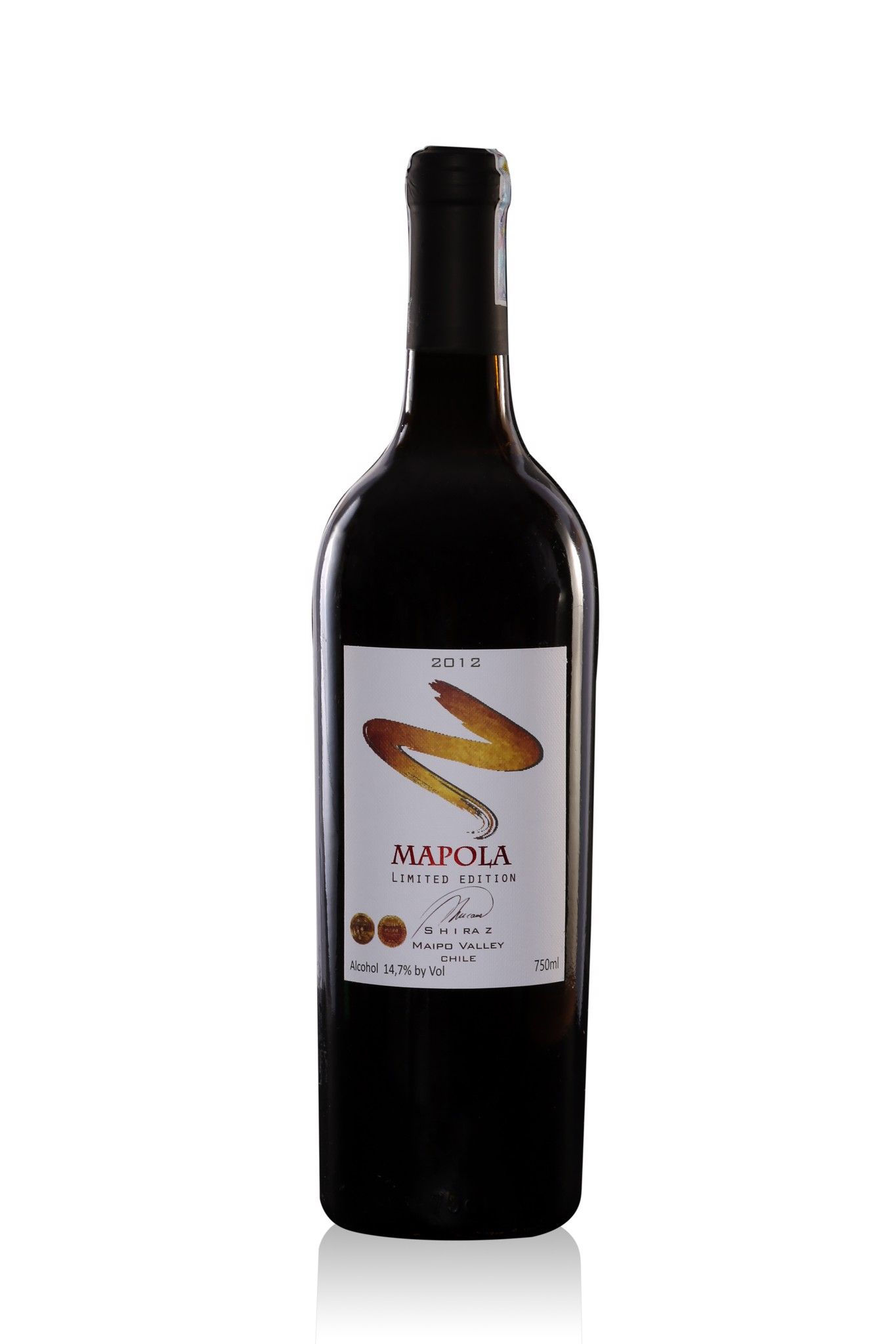 Rượu vang Mapola limited edition, Shiraz , 75cl, 14,7 Vol (chai to)