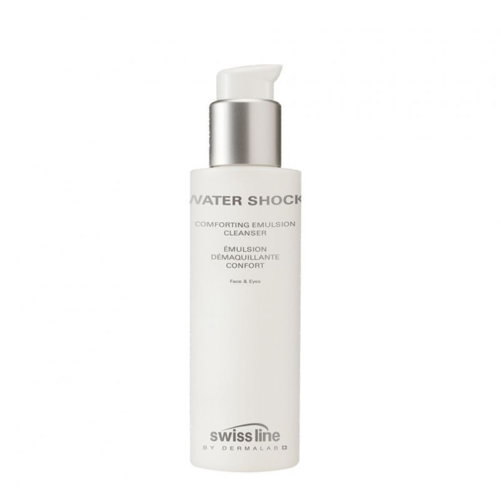 Nhũ tương rửa mặt SWISSLINE Water Shock Comforting Emulsion Cleanser làm sạch, êm dịu làn da 160ml