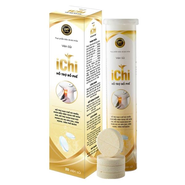 Viên sủi Ichi hỗ trợ bổ phế (20 viên)