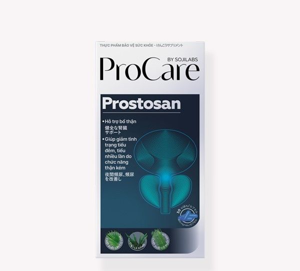 Procare Prontosan By Sojilabs - Viên Uống Hỗ Trợ Cải Thiện Vấn Đề Tiểu Tiện Mất Tự Chủ(Hộp 30 viên)