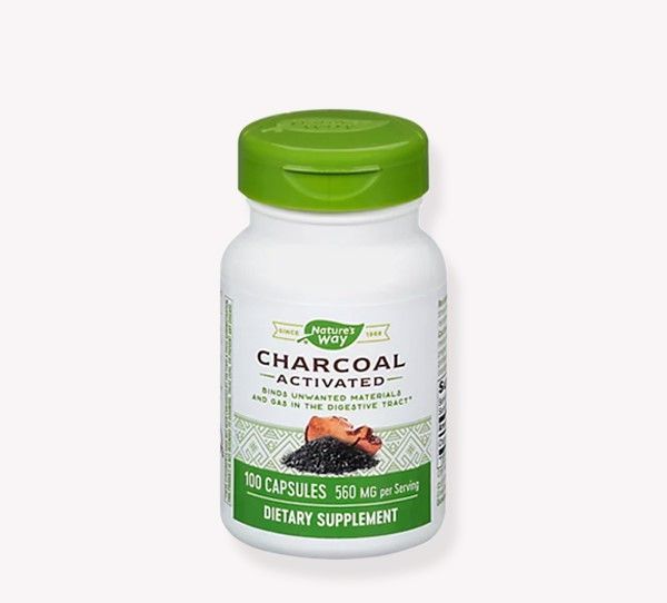 Nature's Way Activated Charcoal - Viên Uống Hỗ Trợ Giải Độc Cơ Thể( Hộp 100 viên)