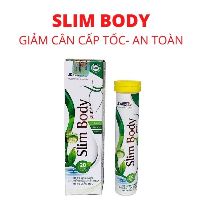 Slim Body Plus+ - Viên Sủi Hỗ Trợ Giảm Cân & Thanh Lọc Cơ Thể