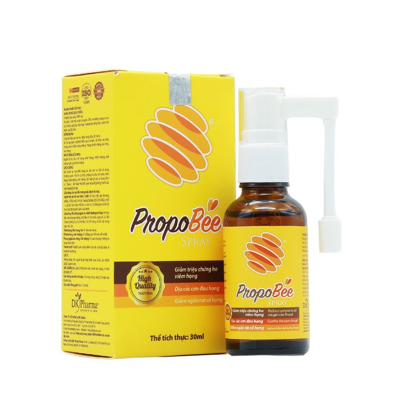 Keo xịt họng Propobee - Hỗ trợ điều trị ho ở trẻ bằng thảo dược